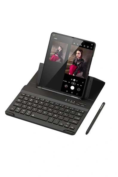 LitaeTrend Universal Universal Kılıf Fold Klavye - Siyah ürün görseli 1