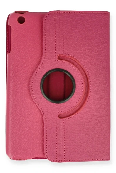 LitaeTrend iPad Mini 1 Kılıf 360 Tablet Deri Kılıf - Pembe - Resim 2