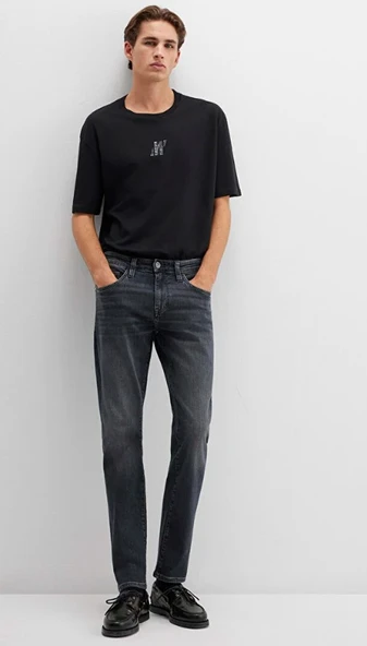 Mavi 0042286535 Jake Mavi Pro Vintage Smoke Jean Erkek Kot Pantolon - Resim 3