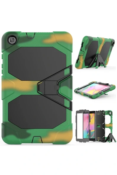 LitaeTrend Samsung Galaxy T290 Tab A 8 Kılıf Griffin Tablet Kapak - Kamuflaj - Resim 2