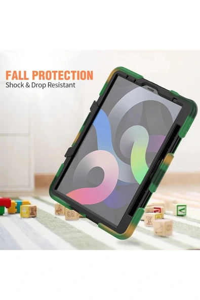 LitaeTrend iPad Pro 11 (2020) Kılıf Griffin Tablet Kapak - Kamuflaj - Resim 5