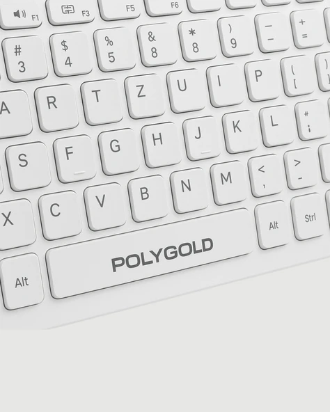 LitaeTrend Beyaz Kablosuz Klavye Fare Seti Kablosuz Fare USB Alıcı PC Uyumlu - Resim 5