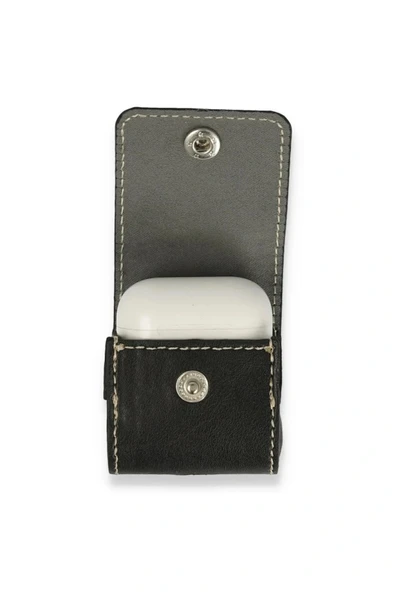 LitaeTrend Airpods 2 (2.nesil) Askılı Kılıf - Siyah - Resim 4