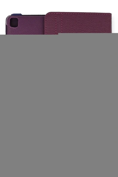 LitaeTrend iPad 10.2 (7.nesil) Kılıf 360 Tablet Deri Kılıf - Mürdüm - Resim 2