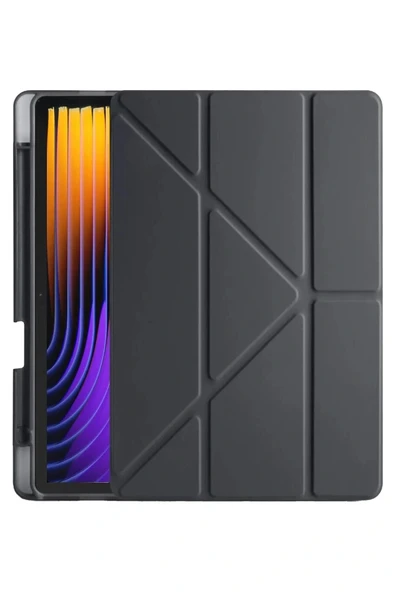 LitaeTrend Xiaomi Pad 7 Pro Kılıf Kalemlikli Mars Tablet Kılıfı - Siyah ürün görseli 1