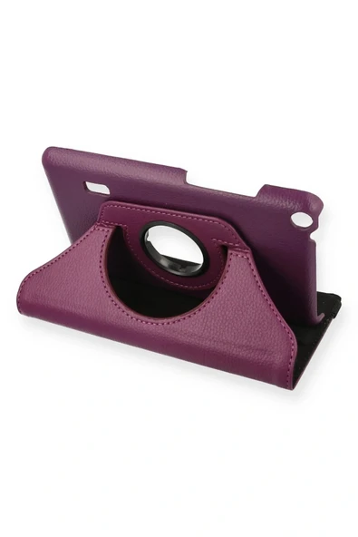 LitaeTrend Huawei MediaPad T3 7 Kılıf 360 Tablet Deri Kılıf - Mürdüm ürün görseli 1