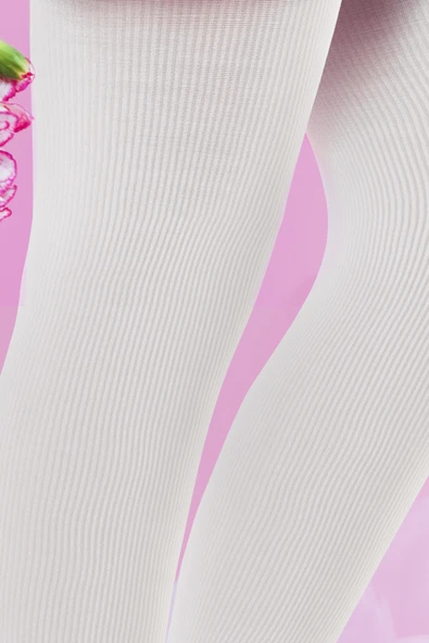 DoReMi Kız Çocuk Külotlu Çorap Fitilli - Resim 2