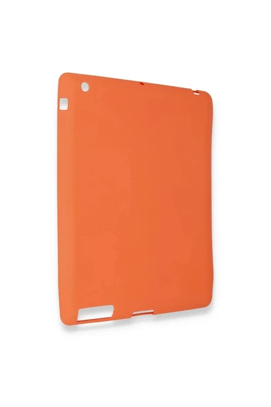 LitaeTrend iPad 4 9.7 Kılıf Evo Tablet Silikon - Turuncu - Resim 2