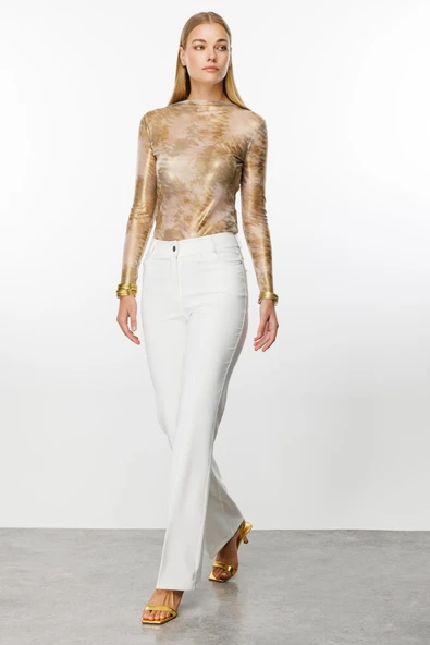 4517 MODAİLGİ BEŞ CEP İSPANYOL PAÇA PANTOLON - Resim 11