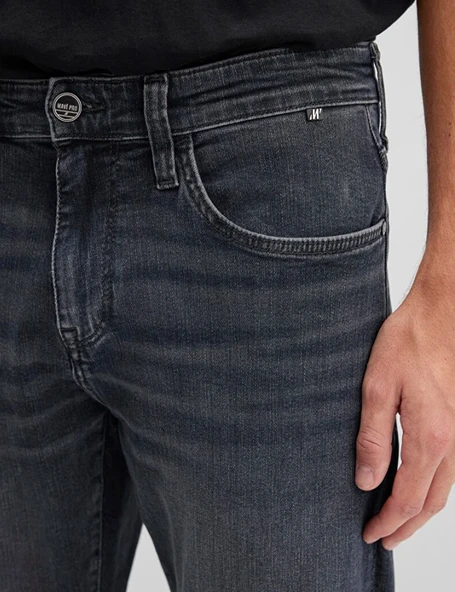 Mavi 0042286535 Jake Mavi Pro Vintage Smoke Jean Erkek Kot Pantolon - Resim 6