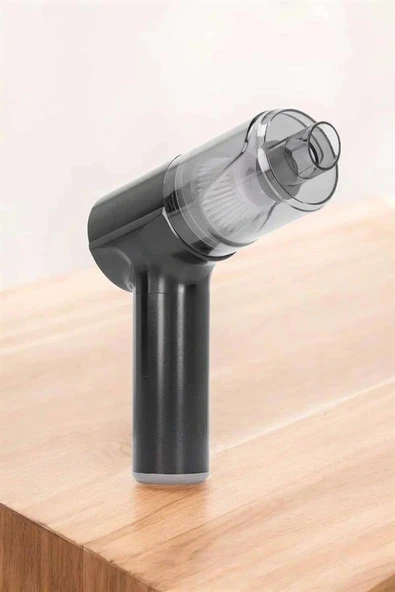 LitaeTrend Araç İçi Süpürge Filtreli Şarjlı Süpürge Vakumlu Yıkanabilir - Resim 3