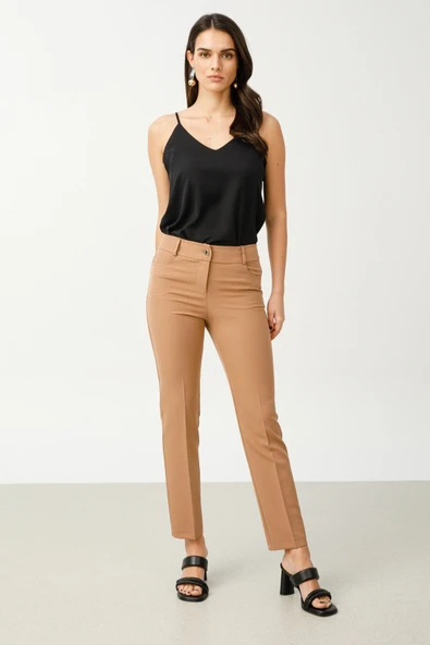 4011 MODAİLGİ BEŞ CEP DAR PAÇA PANTOLON - Resim 2