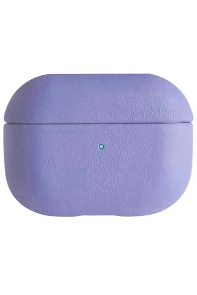 LitaeTrend Airpods Pro 2 (2.nesil) 405 Deri Kılıf - Lila - Resim 2