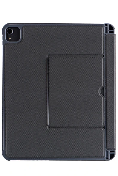 LitaeTrend T5509D iPad Pro 12.9 (2022) Kılıf Palermo Ledli Klavyeli Standlı Tablet Kılıfı - Siyah - Resim 2