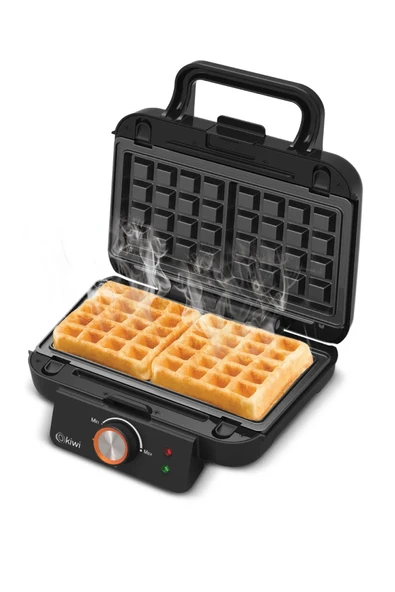 Kiwi KSM-2432 Çıkarılabilir Plakalı Waffle Makinesi - Tost Plakası Hediye - Resim 3
