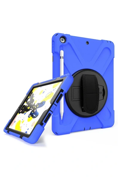 LitaeTrend iPad 5 Air 9.7 Kılıf Amazing Tablet Kapak - Mavi - Resim 2