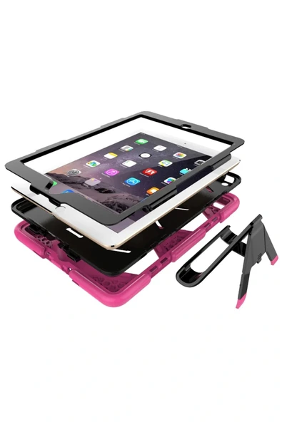 LitaeTrend iPad 5 Air 9.7 Kılıf Griffin Tablet Kapak - Pembe - Resim 6