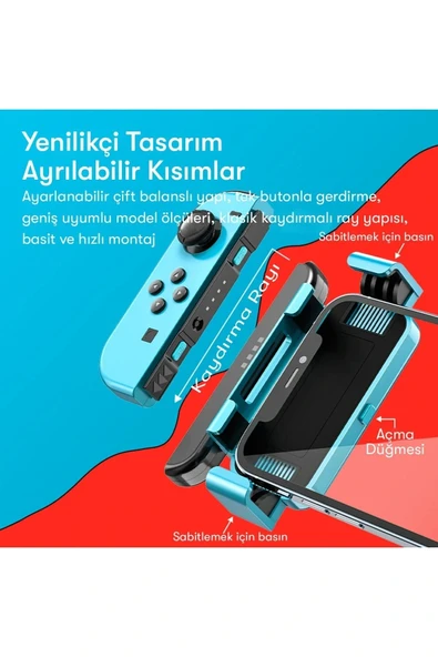 LitaeTrend Memo N1 Joycon Telefon Tutucu - Resim 4