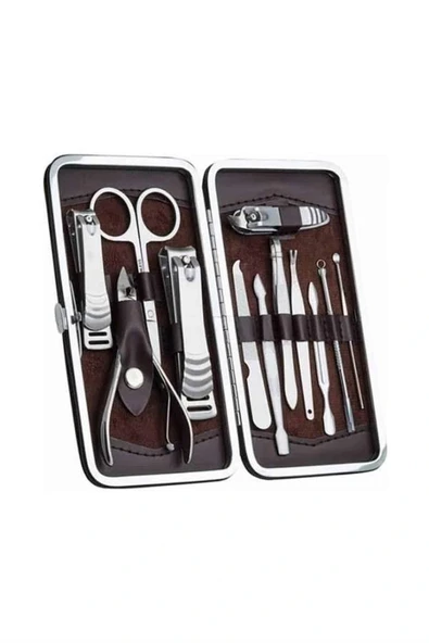 LitaeTrend 12 Parça El Ayak Temizleme Pense Kir Temizleme Aparatı Kaş Cımbızı - Resim 5