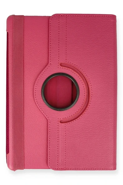 LitaeTrend Huawei MediaPad T5 10 Kılıf 360 Tablet Deri Kılıf - Pembe - Resim 2