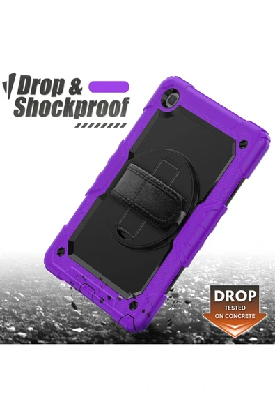 LitaeTrend Samsung Galaxy Tab A7 10.4 Kılıf Pars Tablet Kapak - Mor - Resim 2