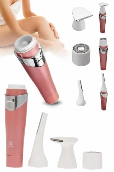 LitaeTrend 3 Başlıklı Yüz Kaş Epilasyon Aleti Değiştirilebilir Başlık Hassas Ciltlere Uygun - Resim 4