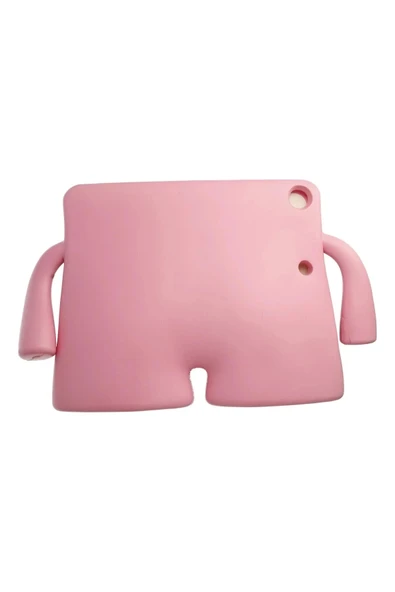 LitaeTrend iPad Mini 5 Kılıf Karakter Tablet Silikon - Açık Pembe - Resim 2