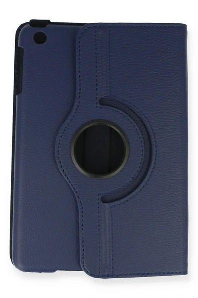 LitaeTrend iPad Mini 1 Kılıf 360 Tablet Deri Kılıf - Lacivert - Resim 2