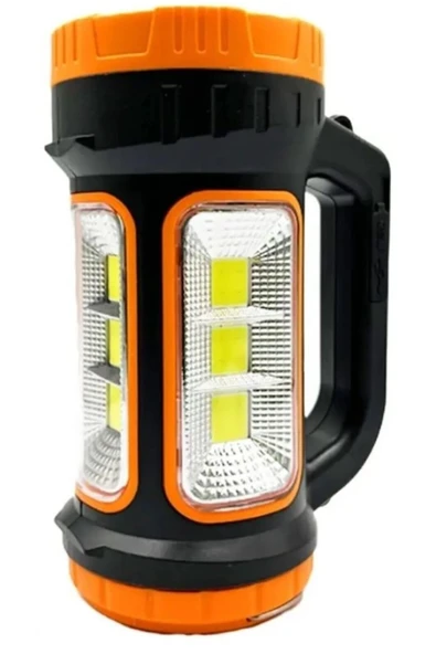 Volemi V-003 Güneş Enerjili Şarjlı Kamp Lambası (3 W + 15 W) Uzun Menzilli Acil Durum Feneri - Resim 2