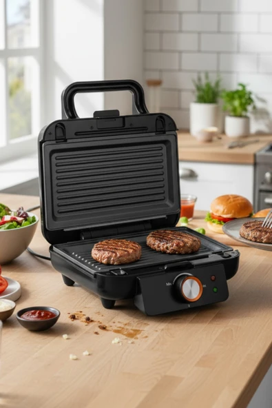 Kiwi KSM-2432 Çıkarılabilir Plakalı Waffle Makinesi - Tost Plakası Hediye - Resim 2