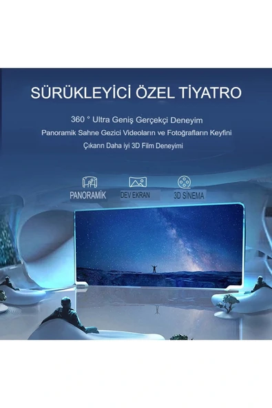 LitaeTrend Shinecon SC-G07E 3D Sanal Gerçeklik Gözlüğü - Siyah - Resim 3