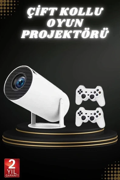 LitaeTrend Taşınabilir Android Projeksiyon Ayaklı Çift Kollu 4K Çözünürlüklü Sinema Projeksiyonu - Resim 2