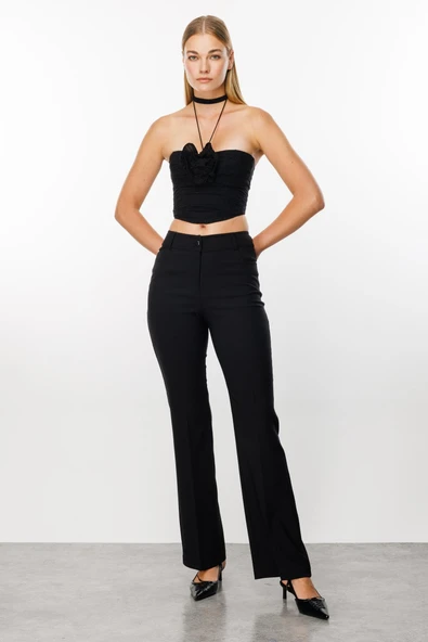 4517 MODAİLGİ BEŞ CEP İSPANYOL PAÇA PANTOLON - Resim 4