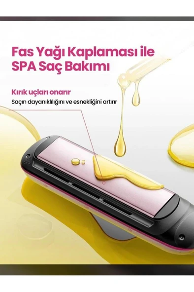 Hector HD205B 150 W Buharlı Göstergeli Saç Düzleştirici - Resim 5