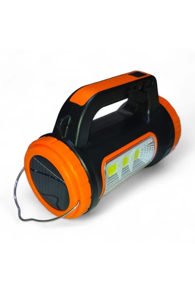Volemi V-003 Güneş Enerjili Şarjlı Kamp Lambası (3 W + 15 W) Uzun Menzilli Acil Durum Feneri - Resim 8
