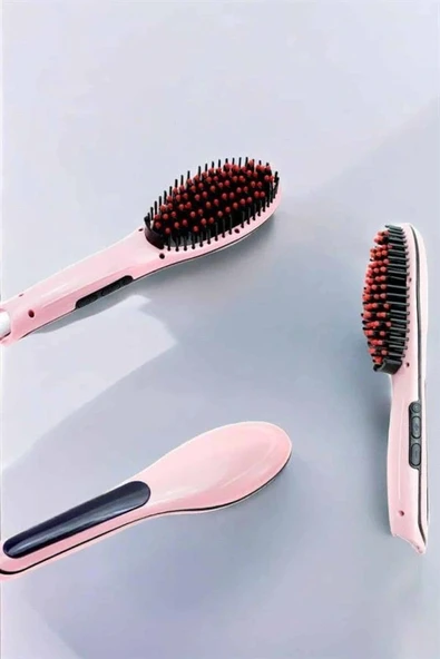 LitaeTrend Fön Etkili Saç Düzleştirici Tarak Yıpranma Karşıtı Döner Kablo Isı Ayarlı - Resim 4