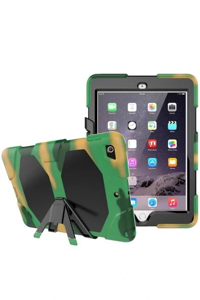 LitaeTrend iPad 5 Air 9.7 Kılıf Griffin Tablet Kapak - Kamuflaj - Resim 3