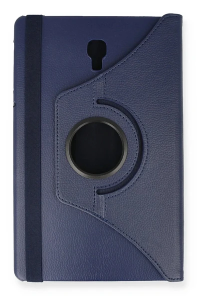 LitaeTrend Samsung Galaxy T590 Tab A 10.5 Kılıf 360 Tablet Deri Kılıf - Lacivert - Resim 2