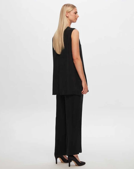 T24Y-6007 MISSDALIDA KOLSZU CUPRO TUNİK - Resim 5