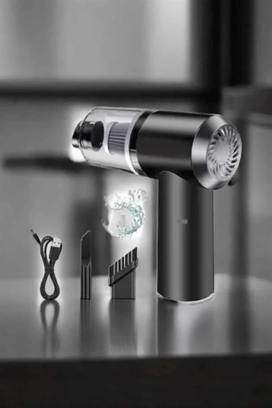 LitaeTrend Araç İçi Süpürge Filtreli Şarjlı Süpürge Vakumlu Yıkanabilir ürün görseli 1