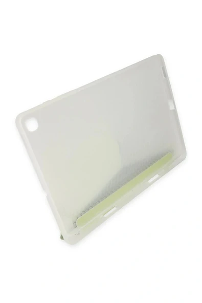 LitaeTrend Samsung Galaxy T737 Tab S7 FE 12.4 Kılıf Kalemlikli Mars Tablet Kılıfı - Açık Yeşil - Resim 6