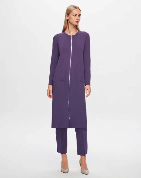 T24Y-9014 MISSDALIDA FERMUARLI UZUN HIRKA - Resim 2