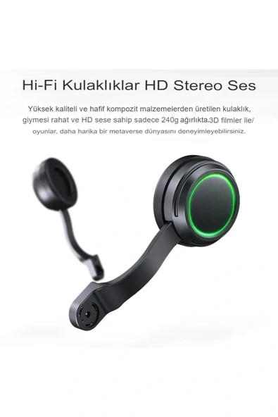 LitaeTrend Shinecon SC-G04EA 3D Sanal Gerçeklik Gözlüğü - Siyah - Resim 4