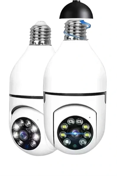 LitaeTrend Ev Kamerası Wifi Kamerası Gece Görüşlü Akıllı Ampül Kamera - Resim 4