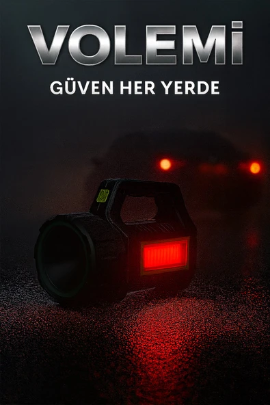 Volemi V-069 Uzun Menzilli Şarjlı Kamp Lambası El Feneri – Deprem, Acil Durum, Bahçe Ve Kamp Kullanımı - Resim 5