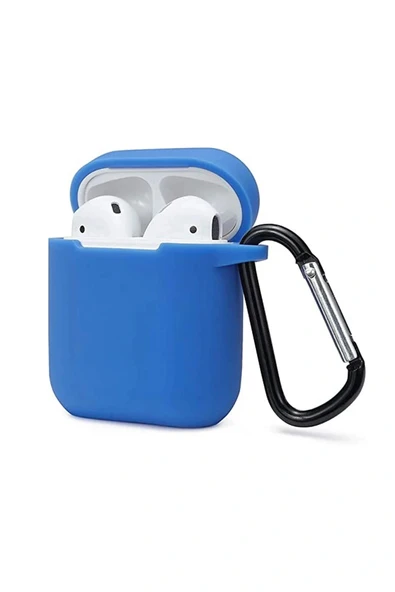 LitaeTrend Airpods 2 (2.nesil) Sert Silikon Kılıf - Mavi ürün görseli 1