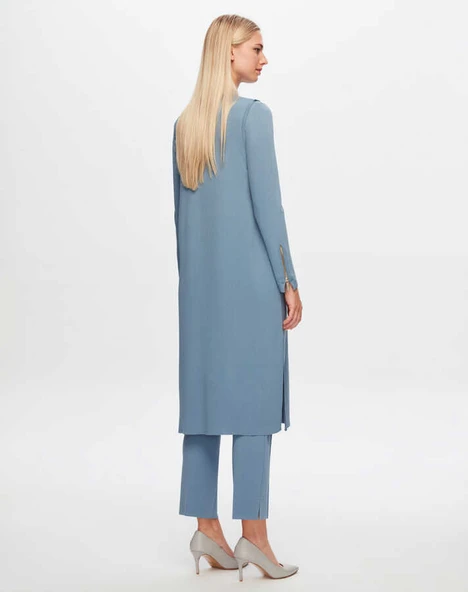 T24Y-7000 MISSDALIDA DAR PAÇA TRİKO PANTOLON - Resim 5