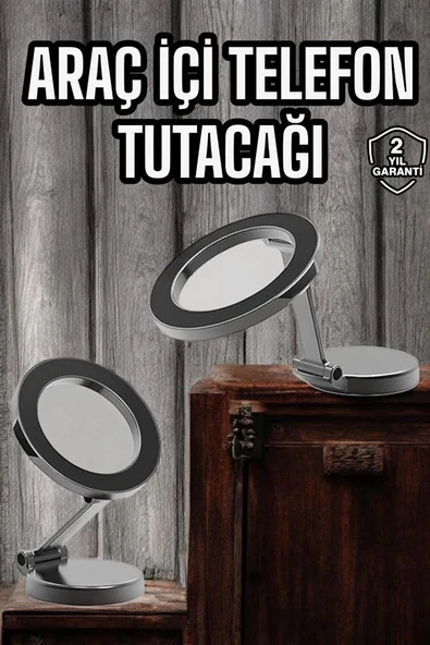 LitaeTrend Yeni Nesil Araç İçi Mıknatıslı Telefon Tutacağı Tüm Telefonlara Uyumlu - Resim 2