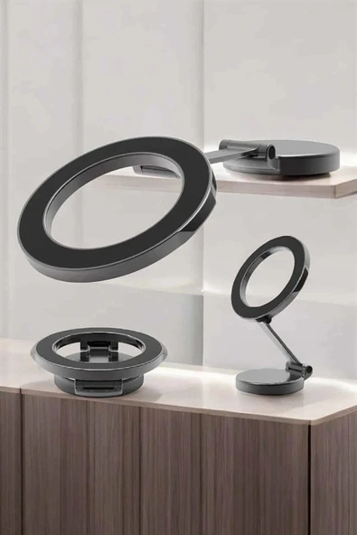 LitaeTrend Yeni Nesil Araç İçi Mıknatıslı Telefon Tutacağı Tüm Telefonlara Uyumlu - Resim 5