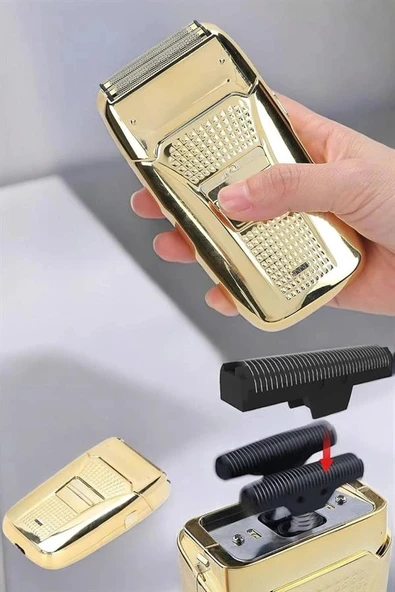 LitaeTrend Tıraş Makinesi Paslanmaz Çelik Şarjlı Taşınabilir ürün görseli 1